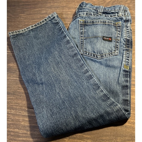 Ariat Other - Ariat FR M4 Relaxed Boot Cut Work Jeans Men's 34x30 Flame Resistant Denim Stains